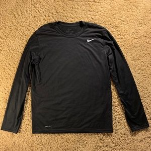 Black Nike Dry-fit Long Sleeve